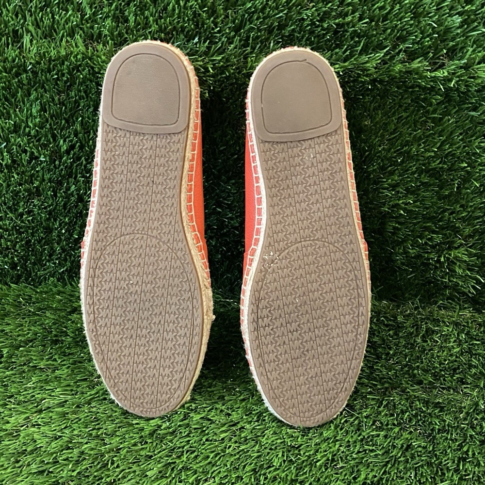 Michael Kors Kendrick leather slip-on espadrille flats* size 7.5 - Picture 4 of 11